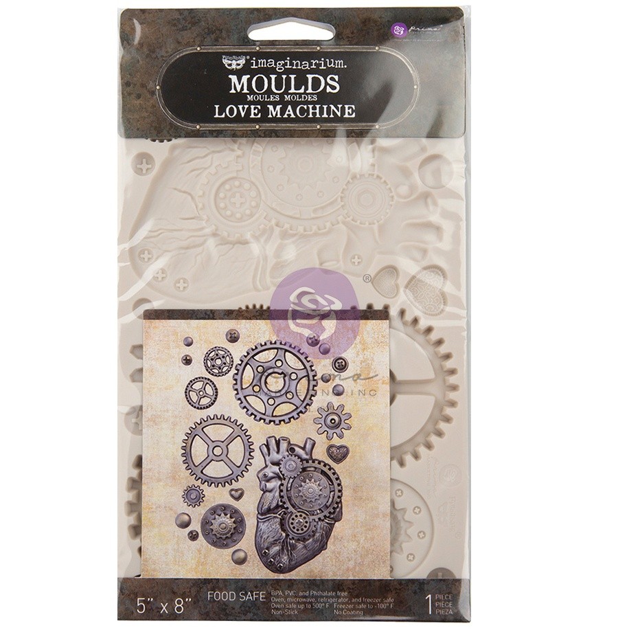 Finnabair Decor Moulds 5"X8"-Love Machine