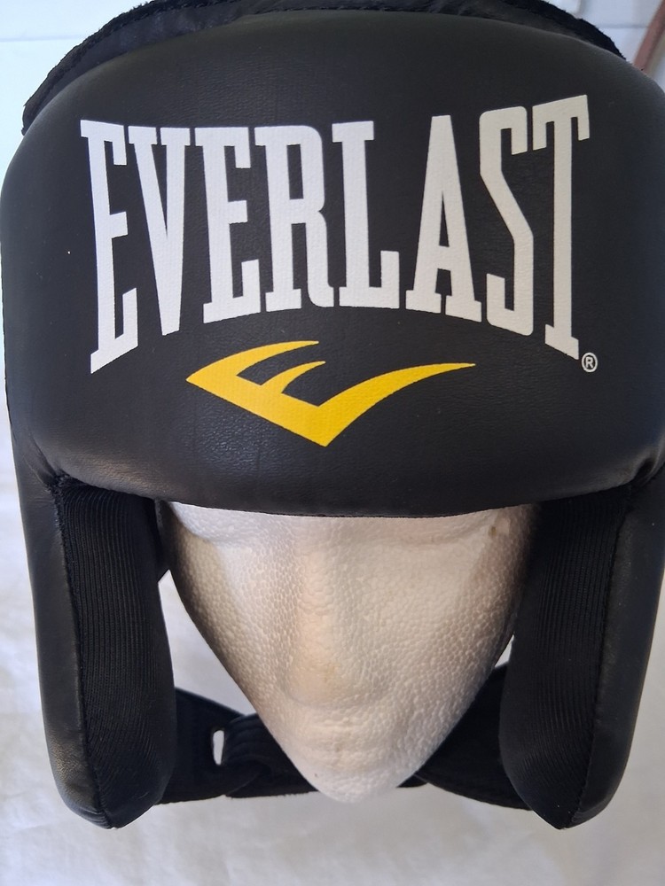 Everlast Adjustable Open Face Head Gear Black Pre Owned