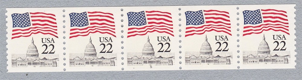 PNC5 22c Flag 16 US 2115a MNH