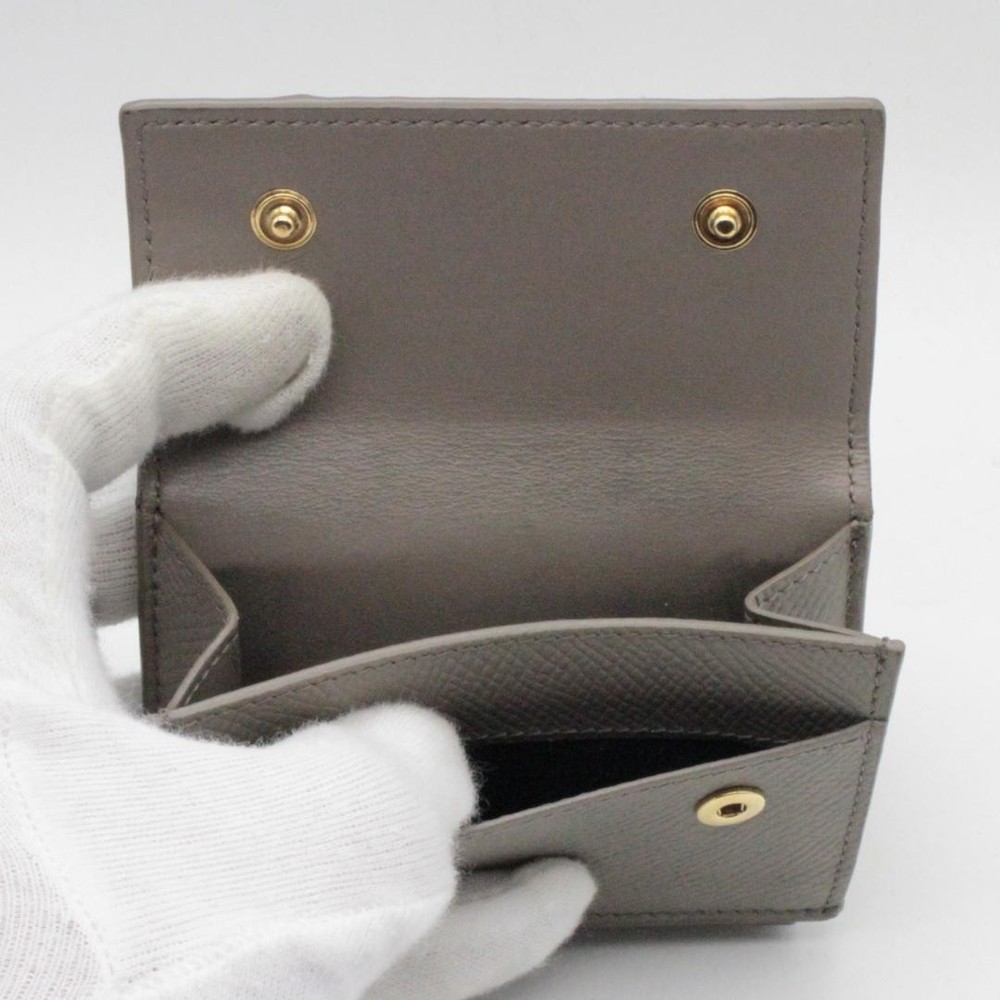 CELINE Folded Compact Wallet Excellent Condition From Japan