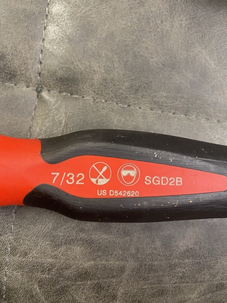 Snap On Screwdriver Set Red Soft Grip