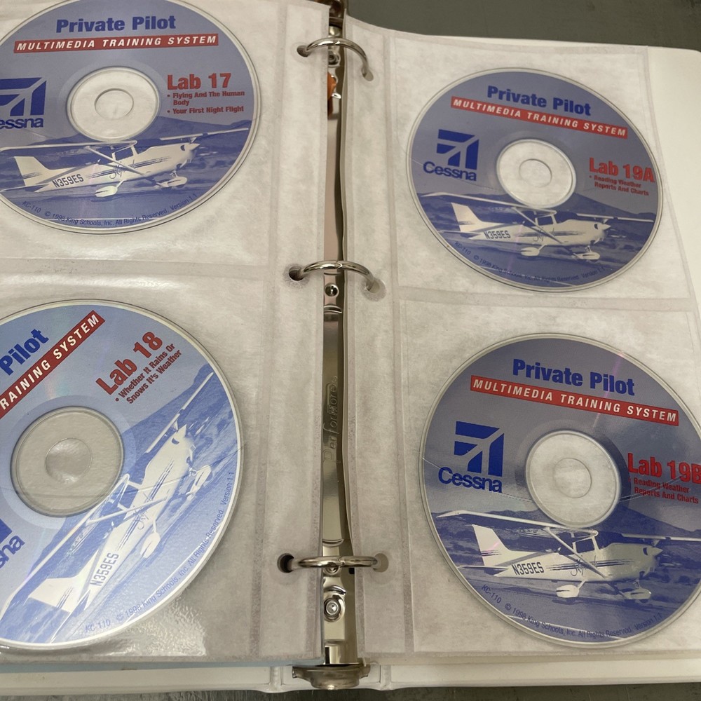 Cessna Private Pilot Cleared For Take Off Multimedia Training 31 Computer Discs