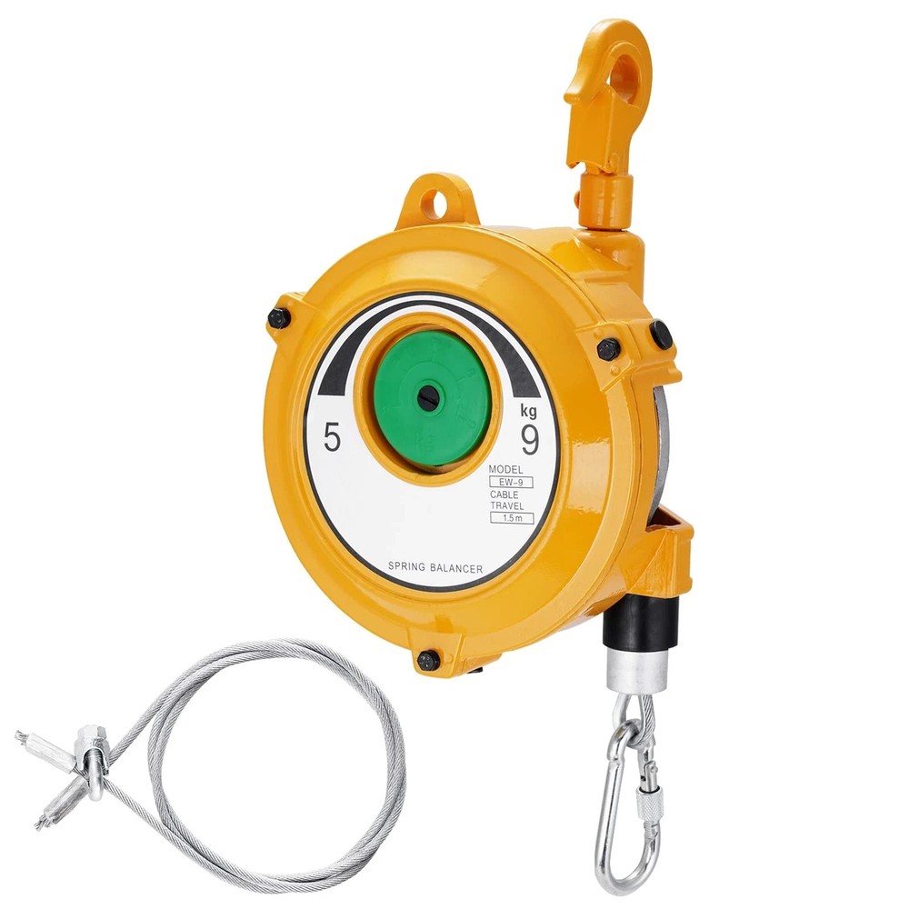 Retractable Spring Balancer 5~9kg(11~20lbs) Hanging Tool Spring Balancer 1.5m