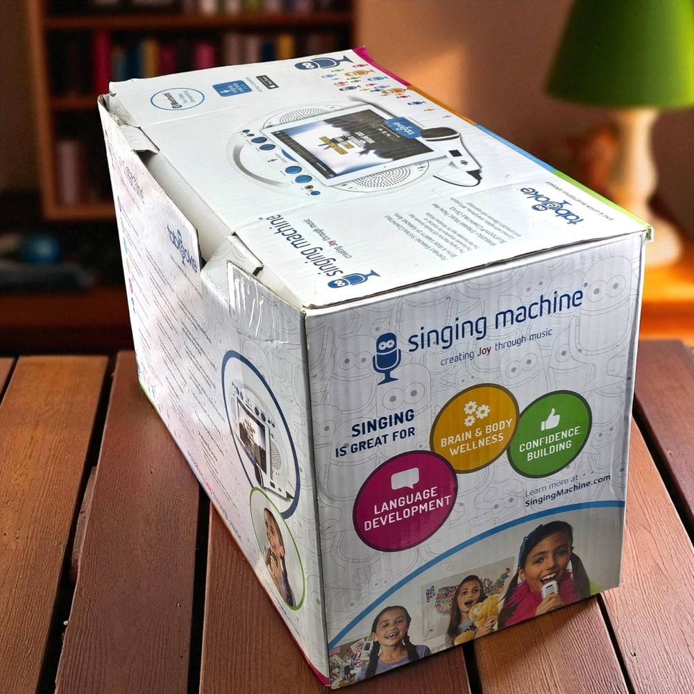 The Singing Machine Karaoke System Portable Bluetooth App Compatible TABEOKE