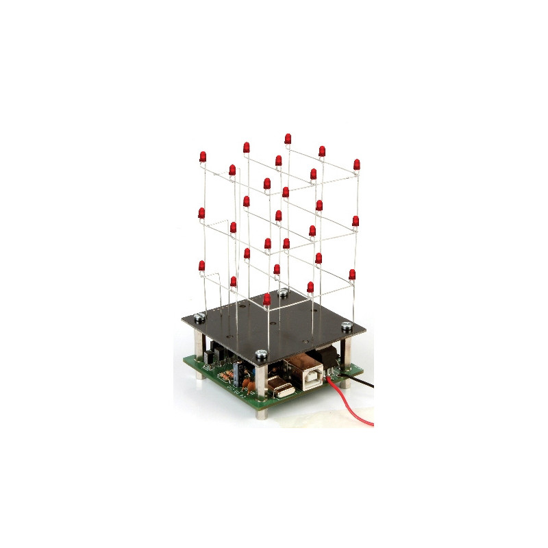Velleman MK193 3D LED CUBE 3 x 3 x 3