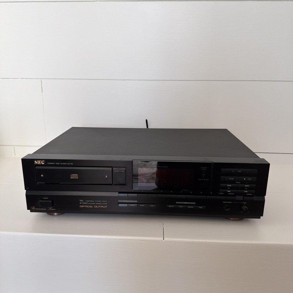 Vintage NEC CD-730 Renaissance Version 4 DAC Compact Disc Player Digital- MINT