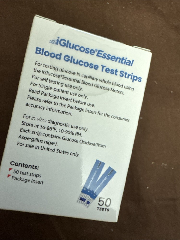 IGlucose Essential Test Strips 50ct 5/26