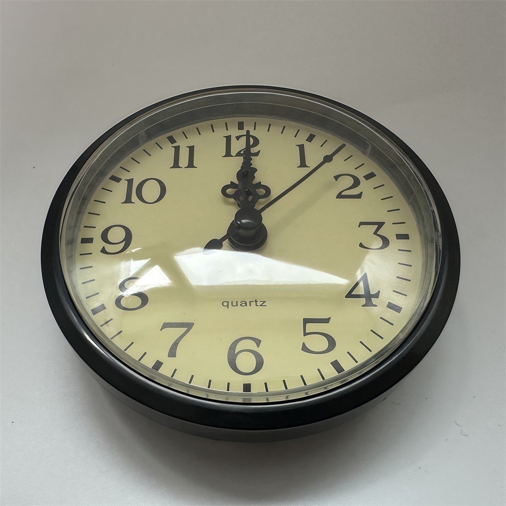 Silent Movement Quartz Clock Insert with Arabic Numbers for DIY Crafting