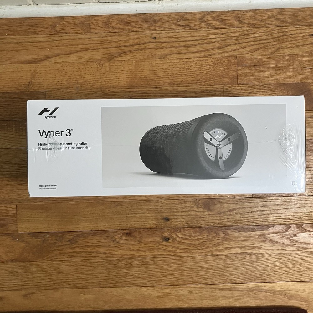 Hyperice Vyper 3 Foam Roller Black 3 Speeds High-Intensity Vibration SEALED
