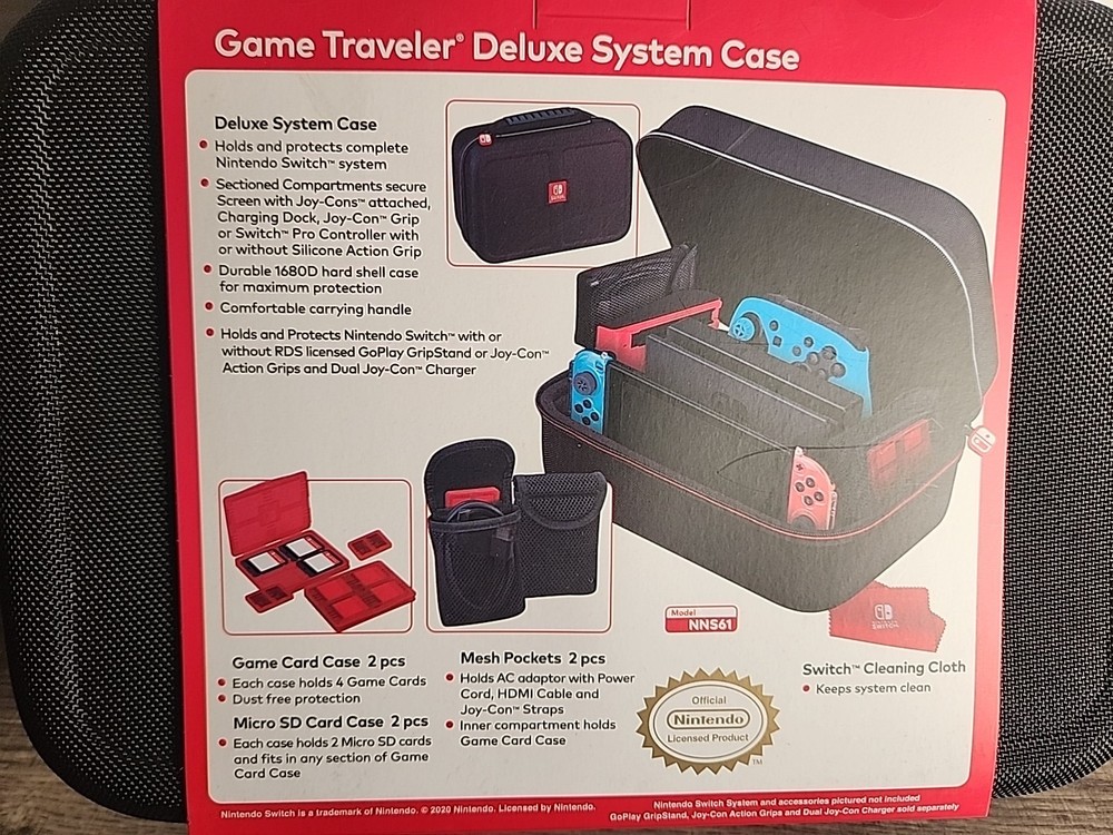 Nintendo Switch Game Traveler Deluxe System Case