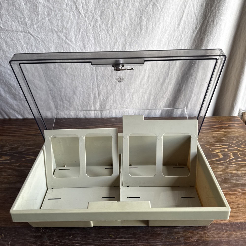 Vintage Floppy Disk Case Storage