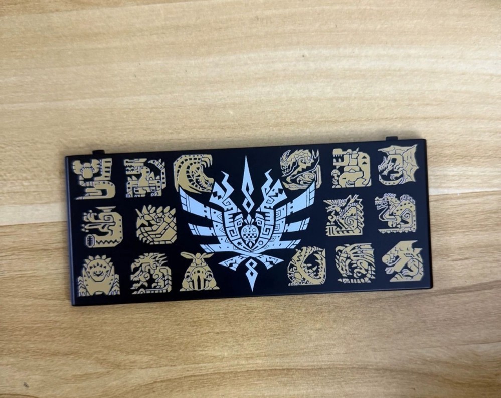 New 3DS Replacement Housing Shell - Monster Hunter 4 Ultimate Themed Patterned