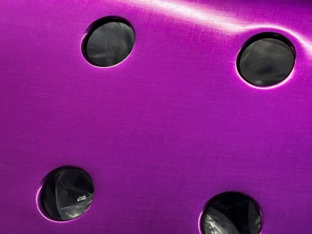 LOWRIDER HYDRAULICS 10 HOLE SWITCH DASH PANEL ANODIZED VIOLET NOS prohopper