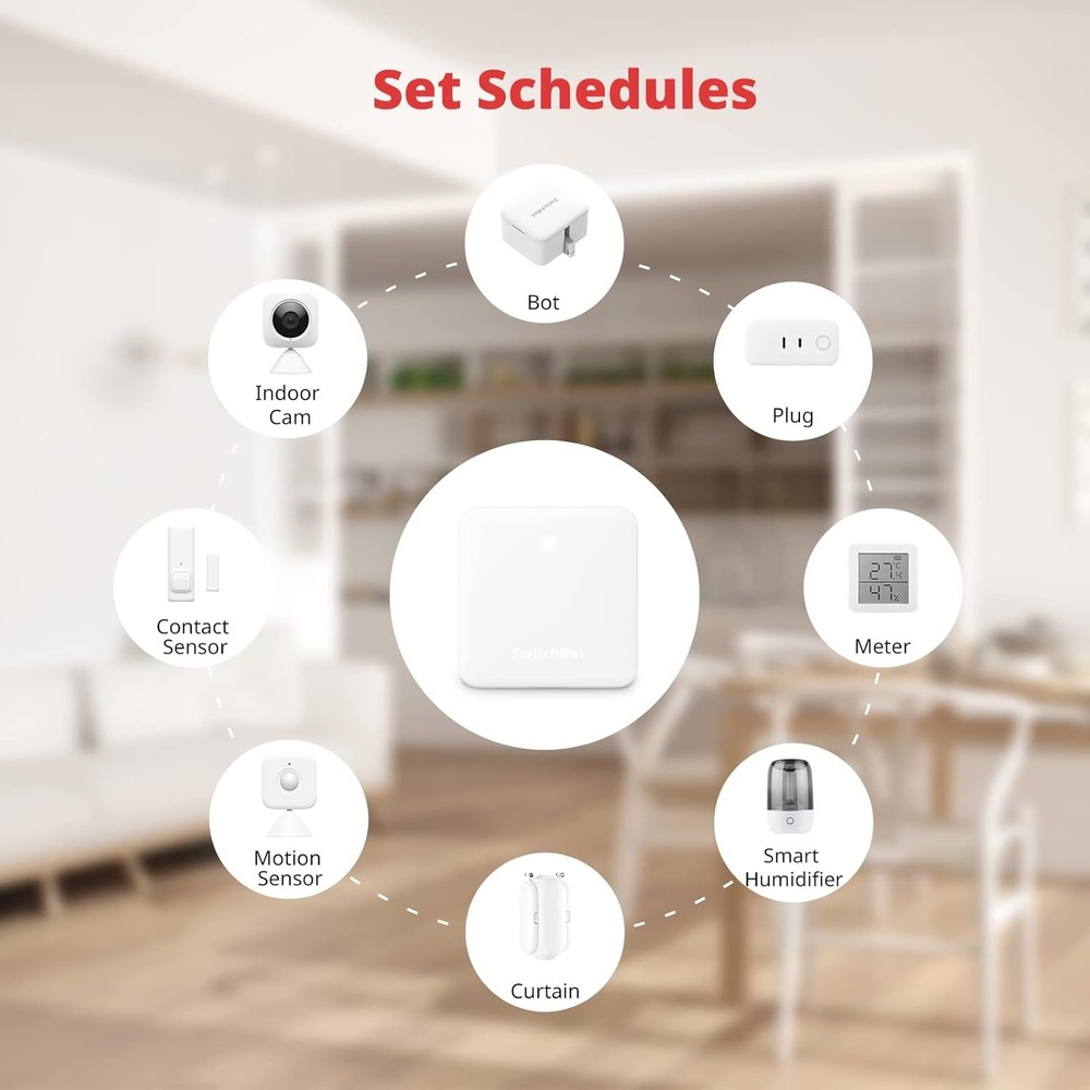SwitchBot Hub Mini Smart IR Remote WiFi Alexa Google Home Control