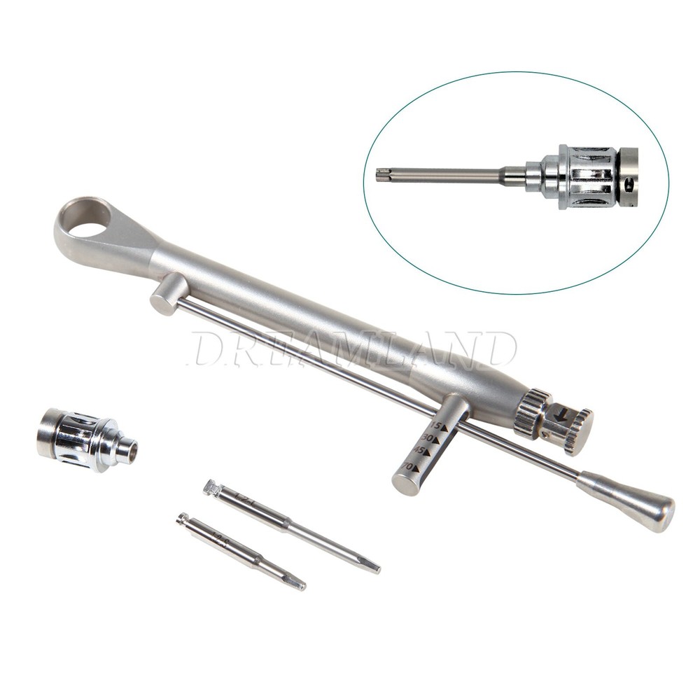 Universal Implant Screwdriver Latch Driver Torque Wrench Prosthetic Kit