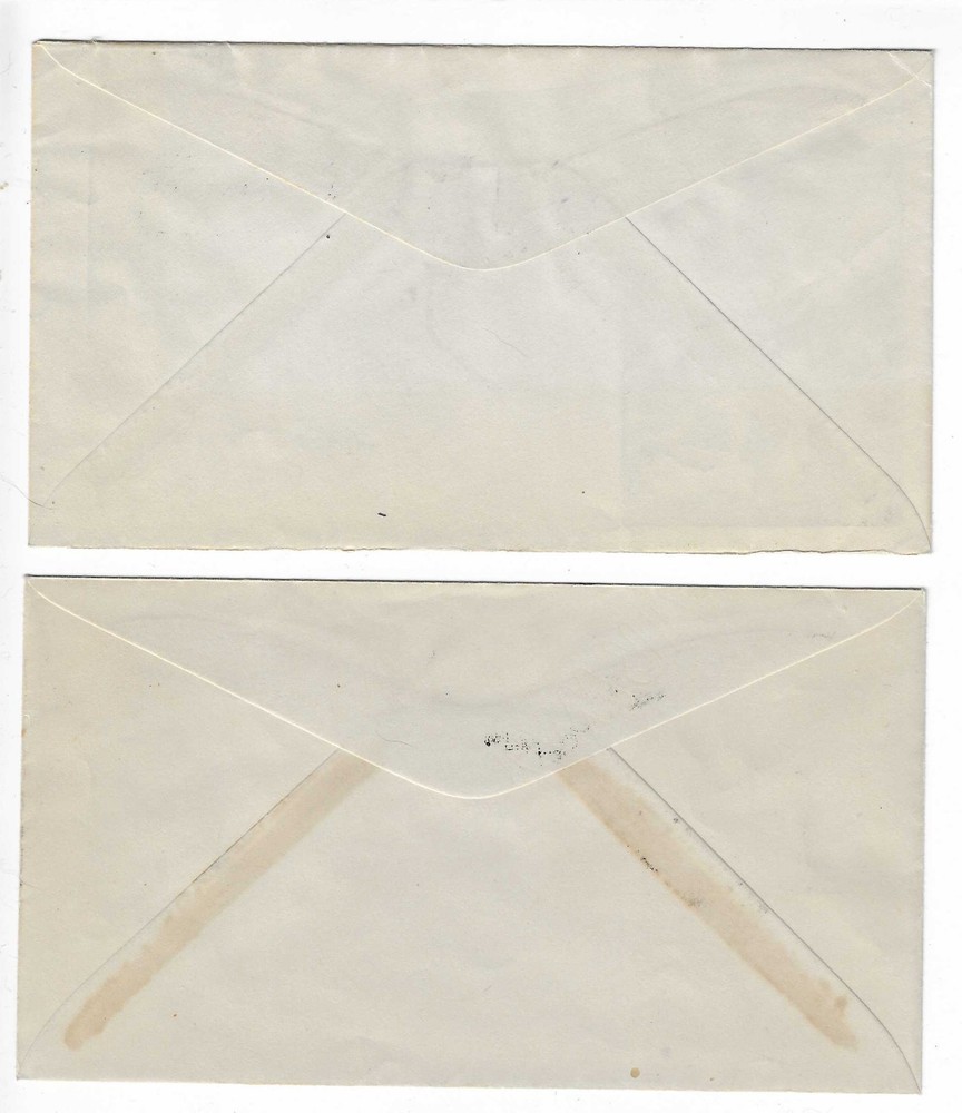FDC's # 735a-9 , 735a-17 -- 1934 Byrd Imperforate