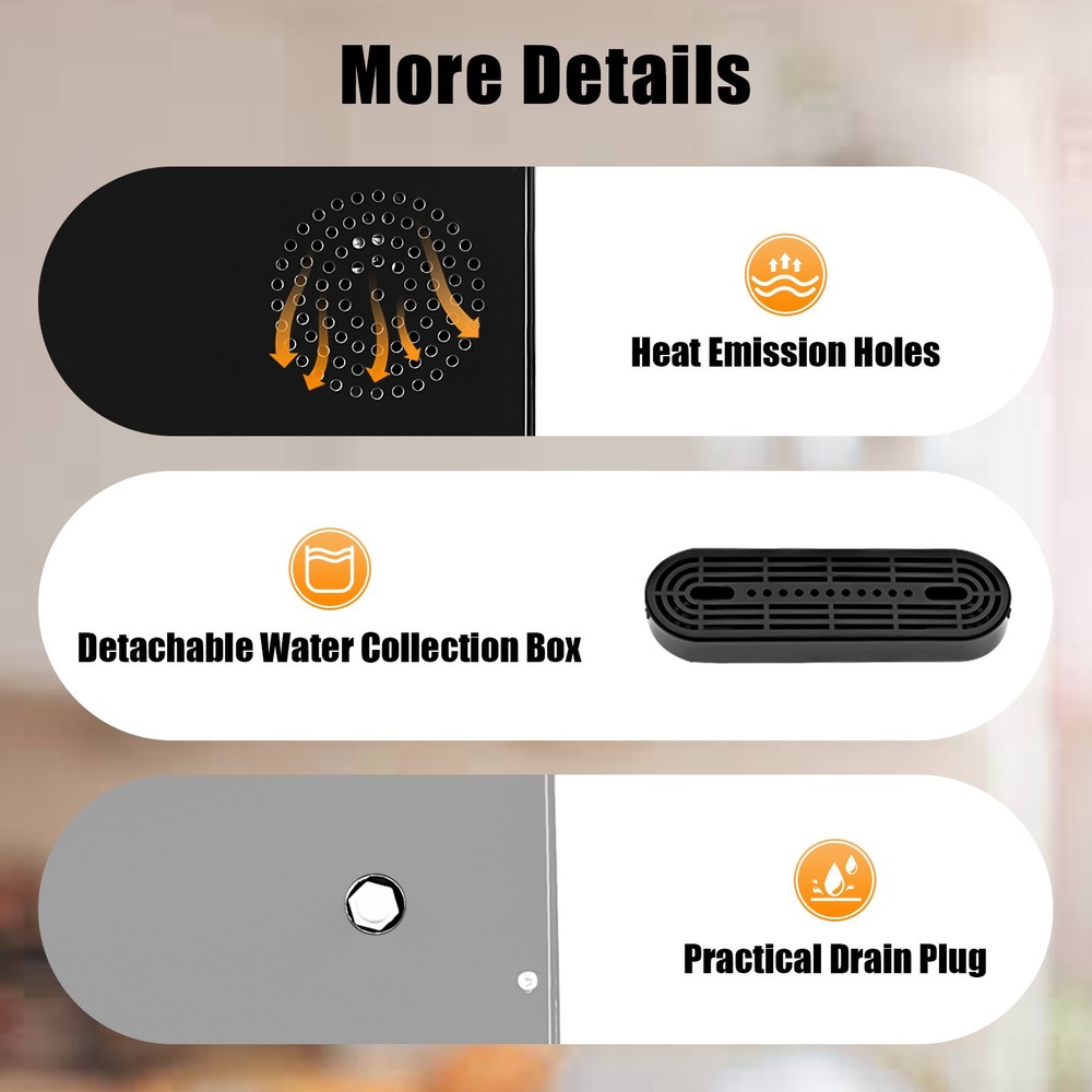 Bottom Load Hot/Cold Water Dispenser Cooler 5 Gallon Home/Office Stainless Steel