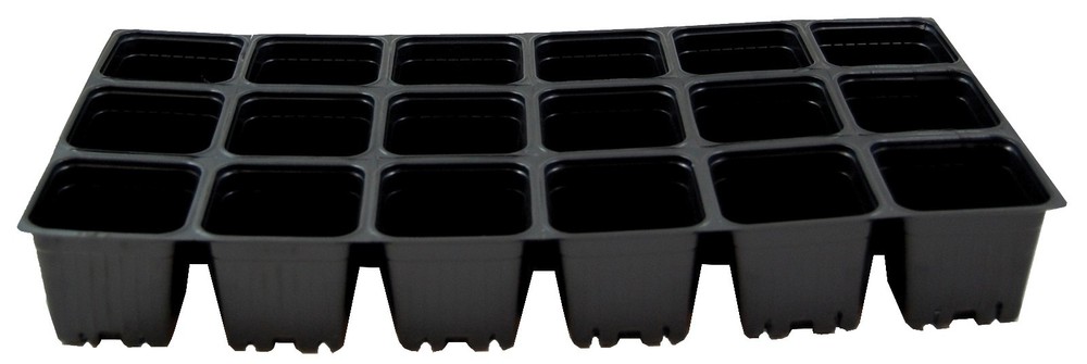 18-Cell Deep Insert Trays - Seed Starting 1801 Large Growing Flats - 50 Count