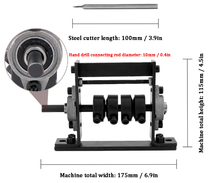 USA Manual Portable Wire Stripping Machine Scrap Cable Peeling Machine Stripper