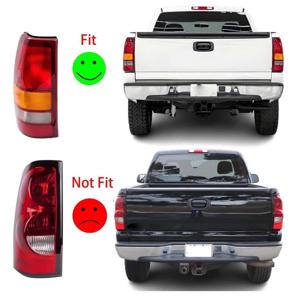 Factory Style Headlights Tail Lights Assembly Combo Compatible with 1999 2000...