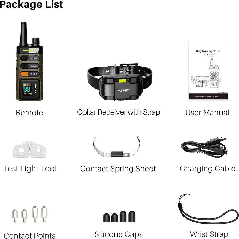 Dog Training Collar, 5280-Foot Remote Electronic Collar