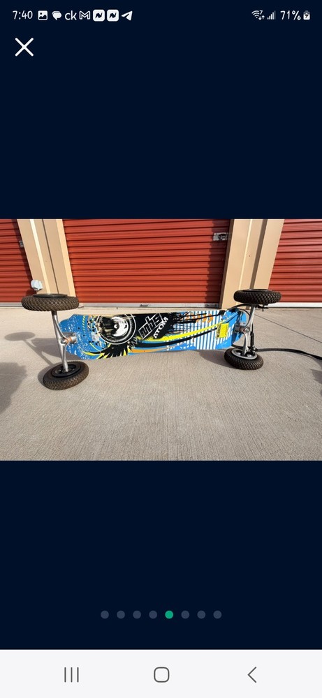 MBS atom 95x Mountain Board With Pneumatic Brake System