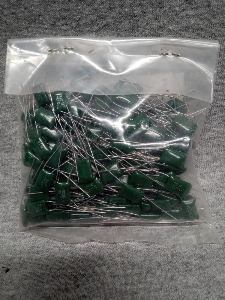 TEC .033uf 100v Polyester Capacitors (100 PCS)