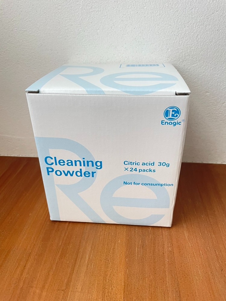 Cleaning Powder 24 pcs KANGEN ENAGIC Alkaline Water LEVELUK E Cleaner Citric box