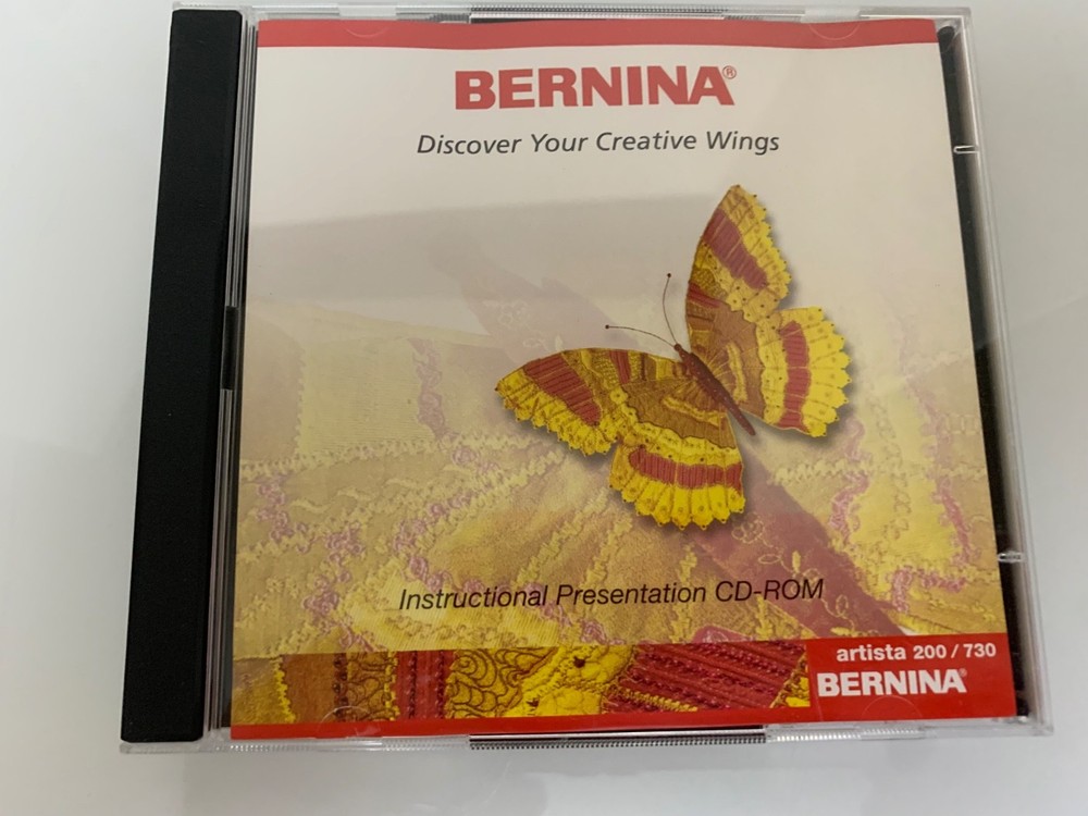 Bernina Embroidery Software Version 5 Installation & Training CD 2006 PC Windows