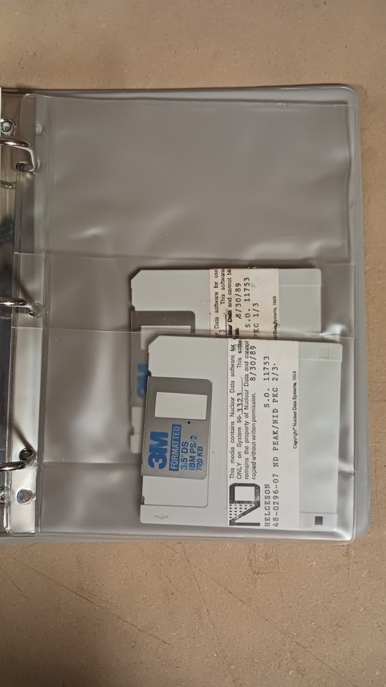 Nuclear Data ASAP: Radionuclide Analysis (07-0411) Software and Documentation