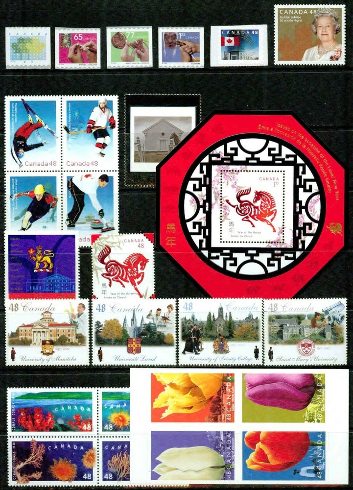 CANADA  COMPLETE YEAR 2002- VF**