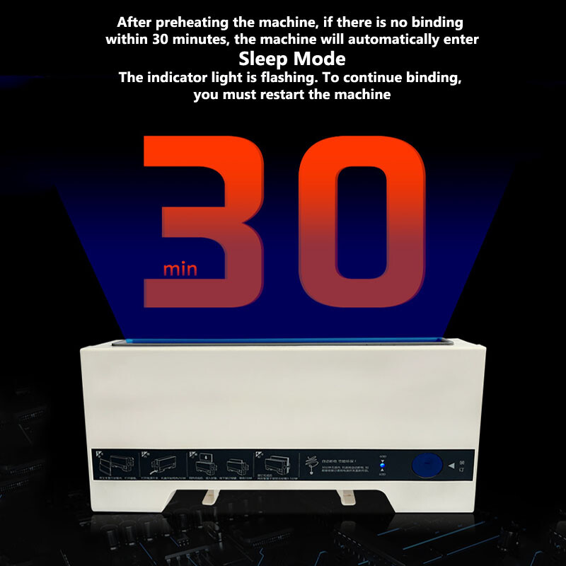 Thermal Fusion Binding Machine Office Automatic Gluing Machine Binding