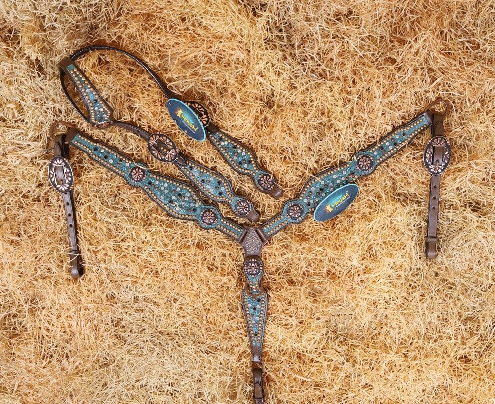 Headstall & Breast Collar Tack Set for Horse