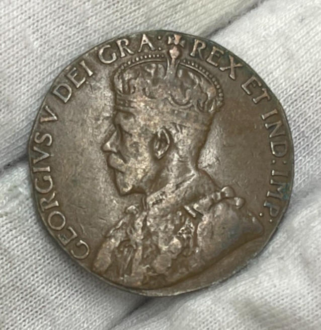Early Canada 2 Coins lot Mint Error? Damaged? Unknown