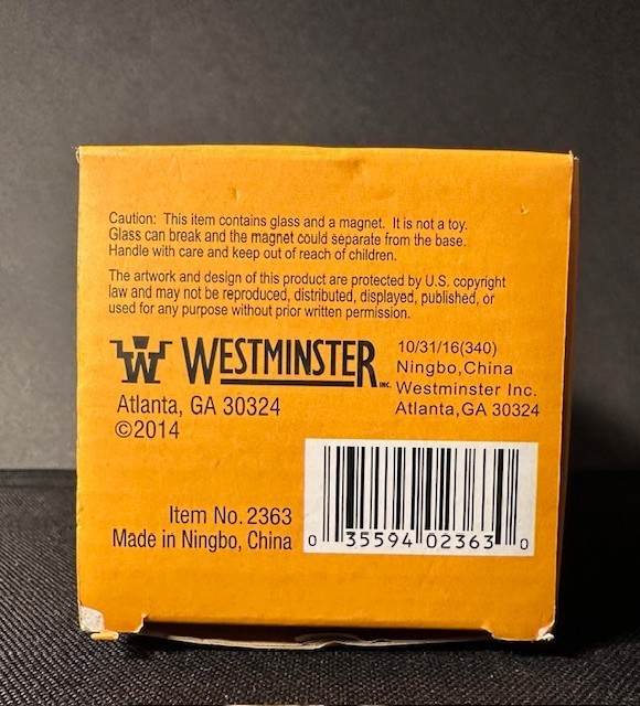 The Original Reversable Magnetic Sand Timer Westminster NIB