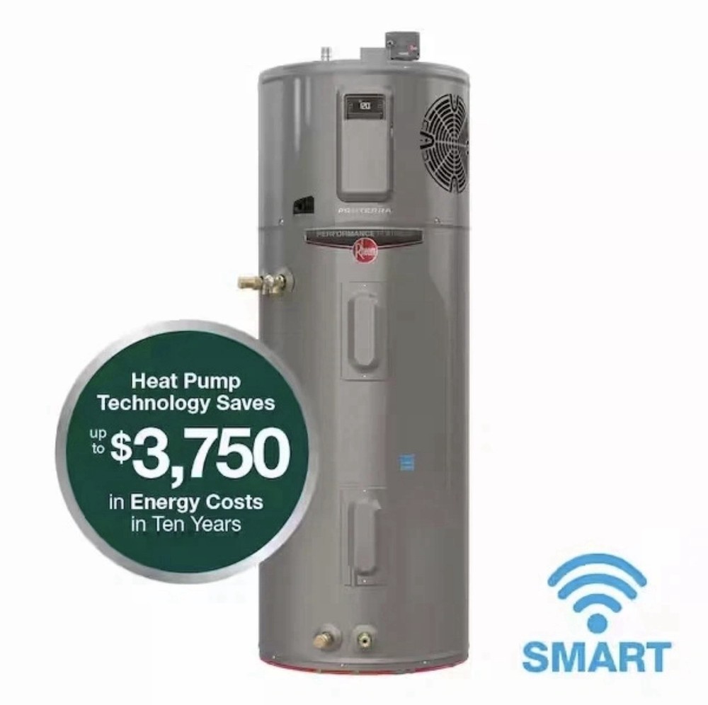 Rheem Performance Platinum 50 Gal Smart High Efficiency Hybrid Water Heater READ