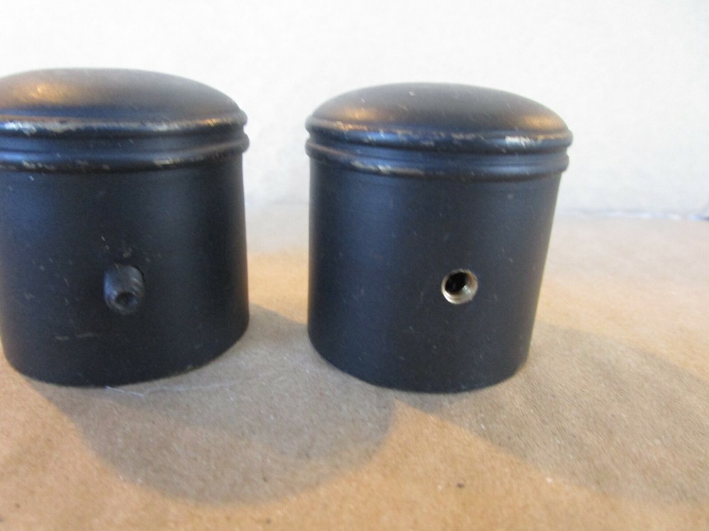 2 Williams Sonoma Home Basic bronze oiled Finial cap photo shoot sample
