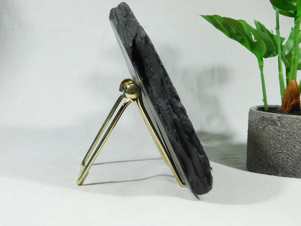 Easel Display Stand Adjustable Folding Small Size Gold color Metal