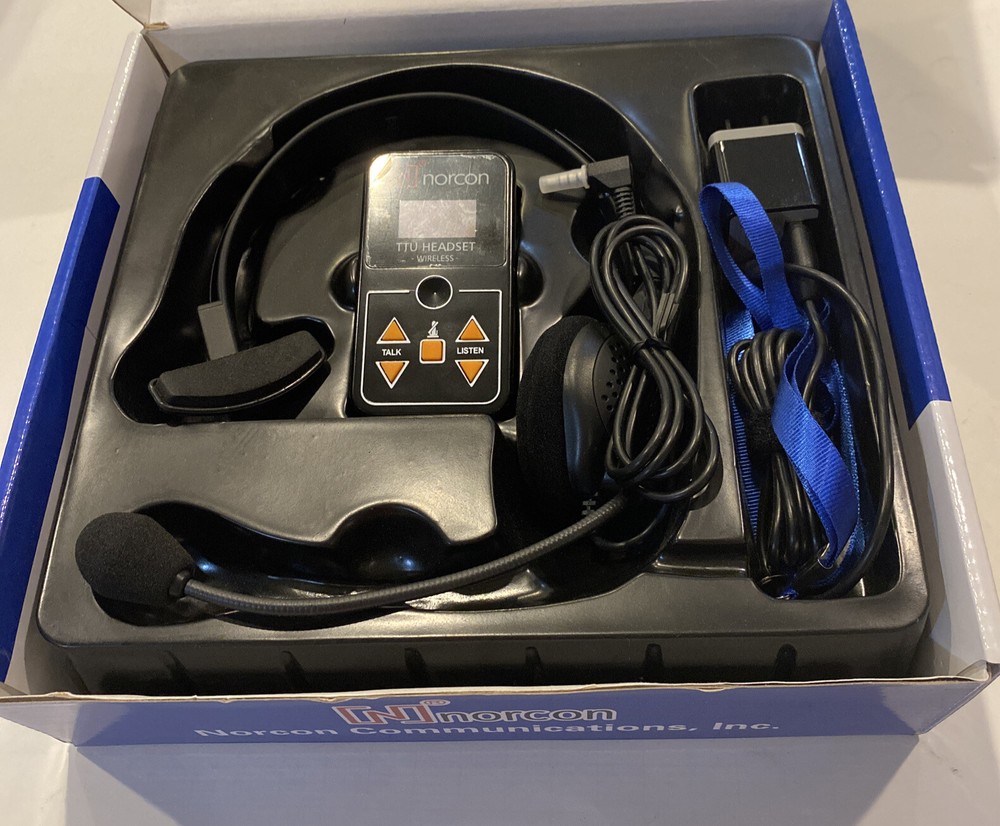 Norcon Communications TTUWHSD Two-Way Communication Headset Digital Wireless