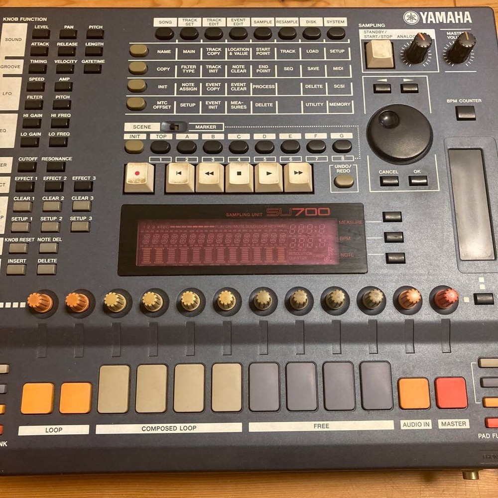Yamaha SU700 Sampling Sampler Sequencer Effector Mixer Music Production Tested