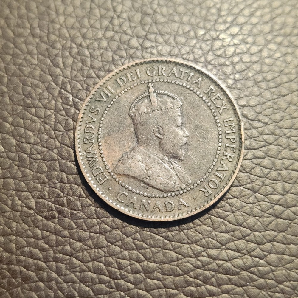 1903 Canada One Cent Edward VII Bronze