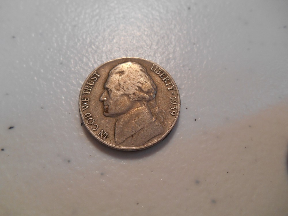 1939D Jefferson Nickel VF