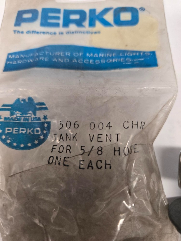 PERKO 506 004 CHR TANK VENT 5/8 HOSE