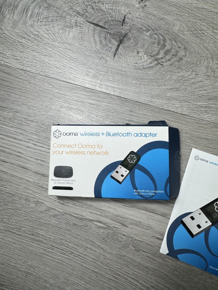 Ooma Wireless And Bluetooth Adapter Box Manual Usb