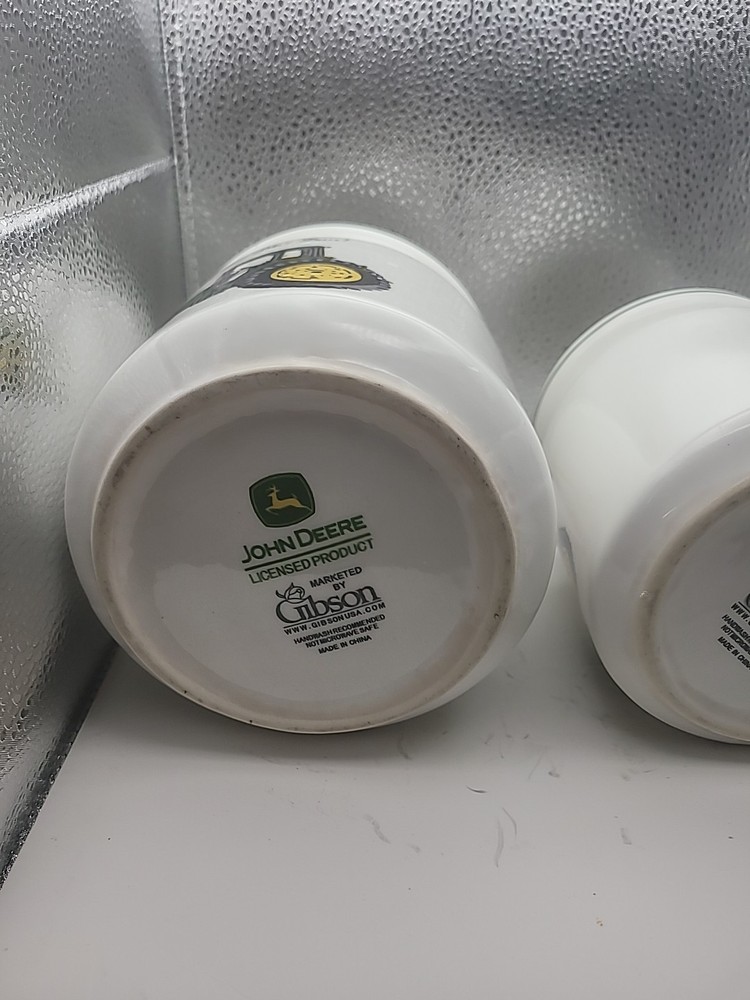 2 Gibson John Deere Canisters Nothing Runs Like a Deere Tractor