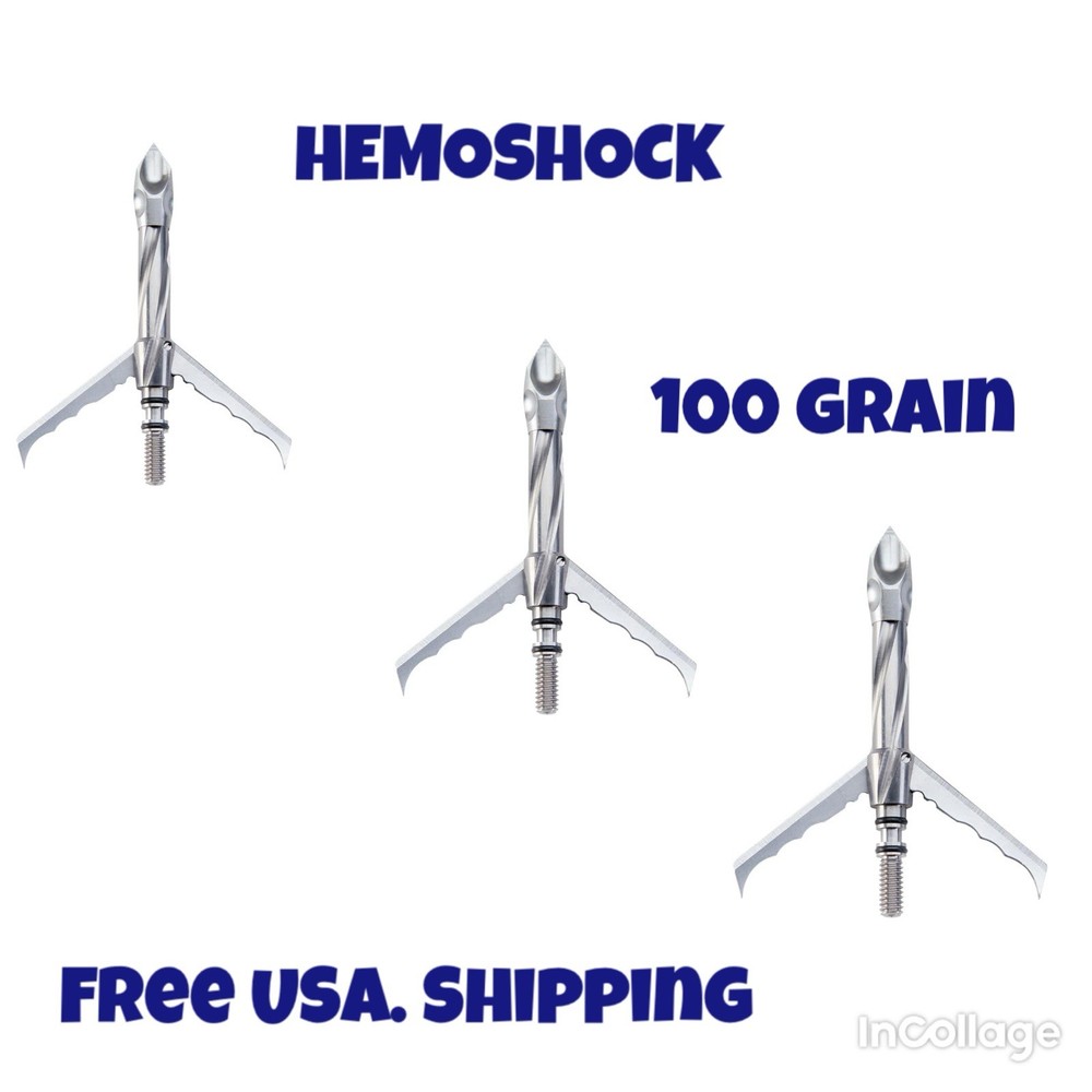 RAMCAT Hemoshock 100 Grain devastating 2”cutting diameter 2 1/4 cutting surface