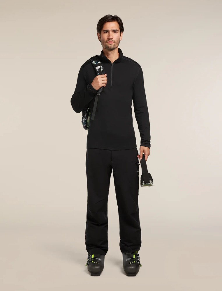 Icebreaker Merino 260 Tech Half Zip - Men's - Medium / Black