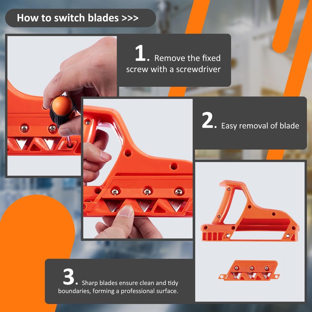 Plasterboard Fast Cutter, Plasterboard Edger, Precise 45° 60° Gypsum Board Ha...