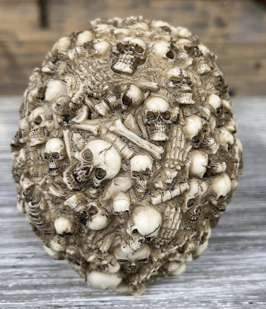 SKULL COVERED WITH SKULLS 5 1/4" TALL