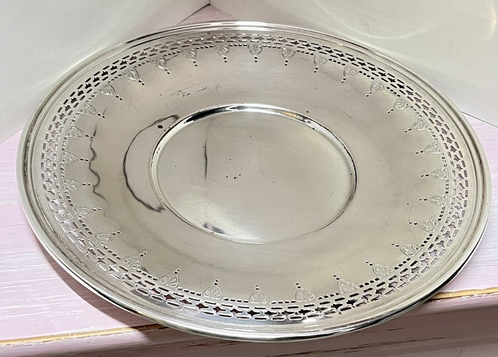 Silver 10” Wallace Serving Tray Number 6405 N